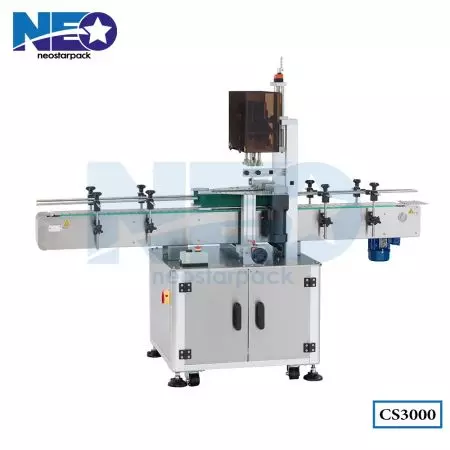 Machine de capsulage à broche à indexation automatique - machine de capsulage de bouteilles de shampooing, machine de capsulage pneumatique, machine de capsulage de bouteilles en plastique pour cosmétiques